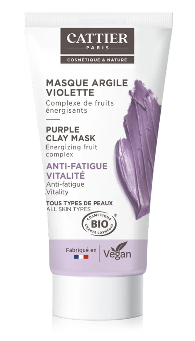 Cattier Mini Masque med Lila Lera Ekologisk - 30 ml