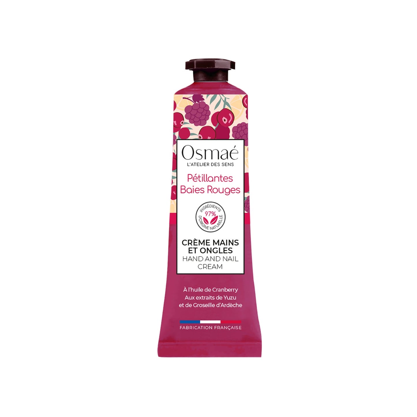Osmaé Handkräm Pétillantes Baies Rouges – 30 ml