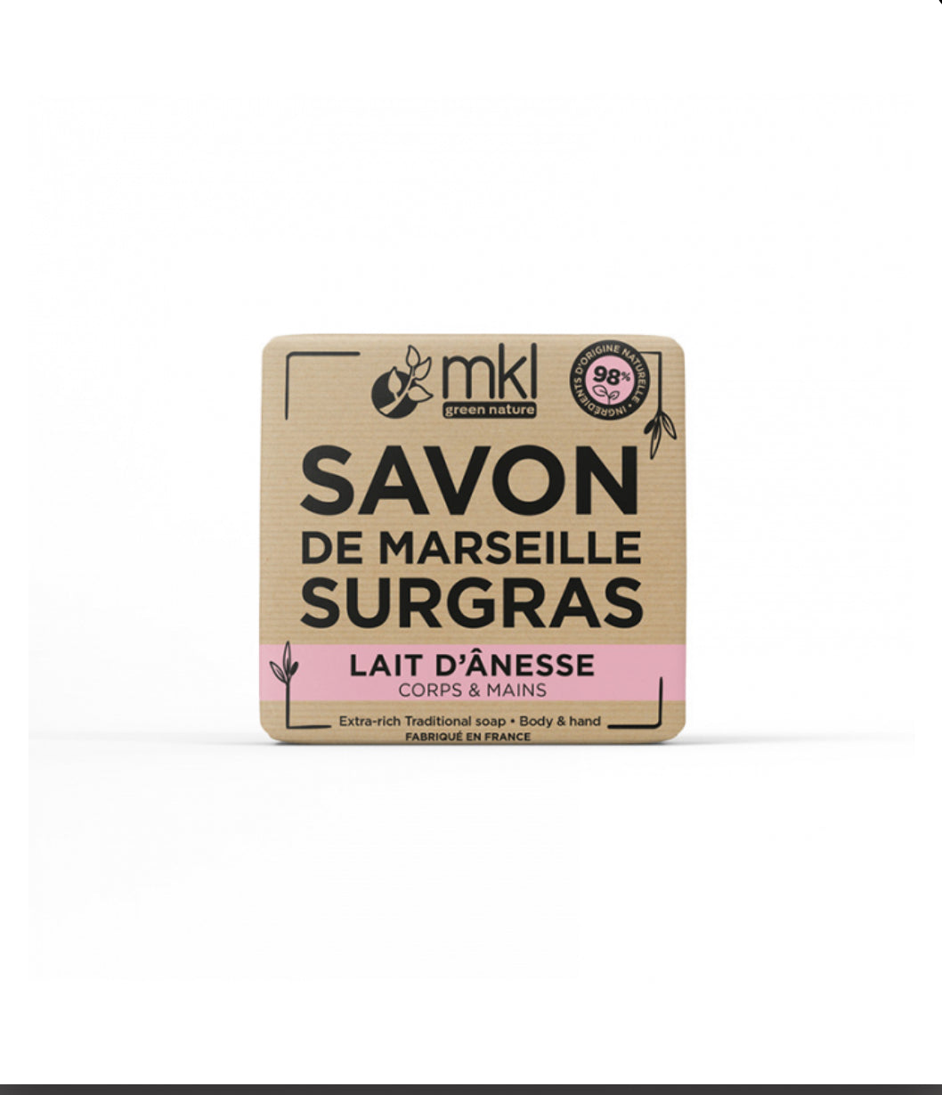 MKL Green Nature Savon de Marseille Lait d’Ânesse 100g