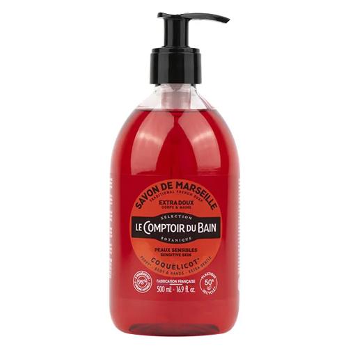 Flytande Marseille tvål Vallmo - 500ml