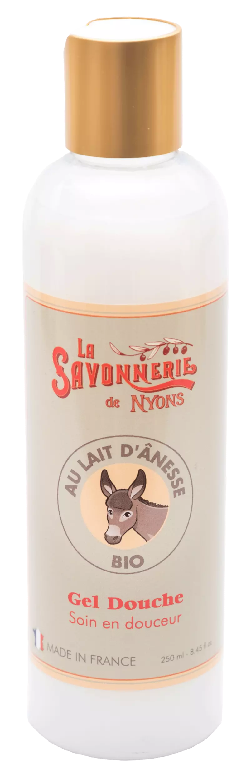 Ekologisk duschgel med åsnemjölk