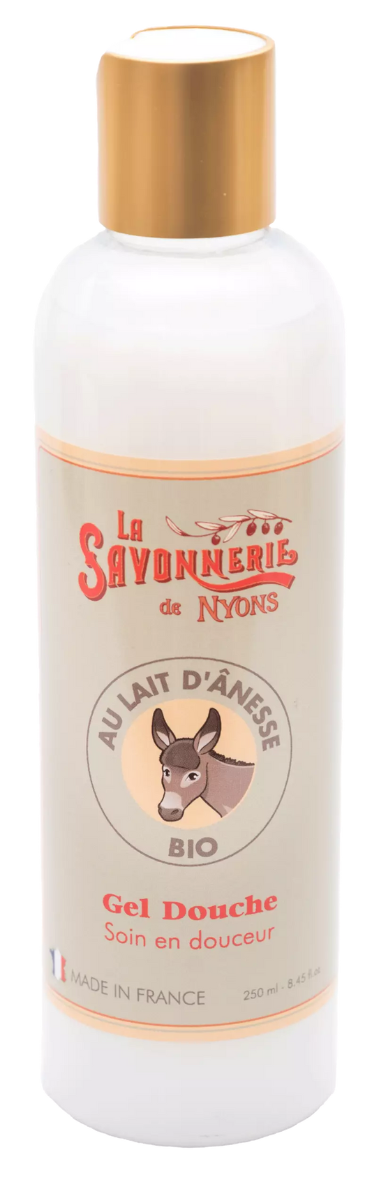 Ekologisk duschgel med åsnemjölk